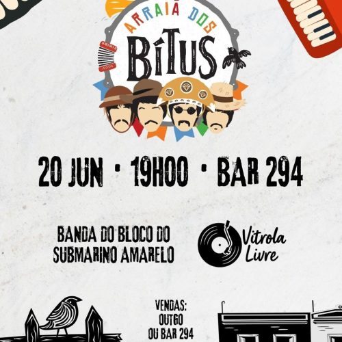 Arraiá dos Bítus promete noite junina ao som dos Beatles em ritmo de forró no 294