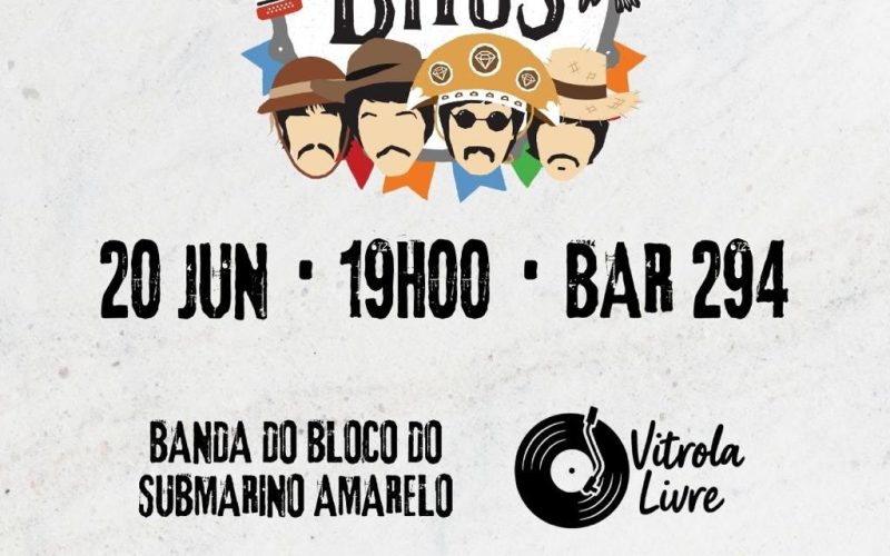 Arraiá dos Bítus promete noite junina ao som dos Beatles em ritmo de forró no 294