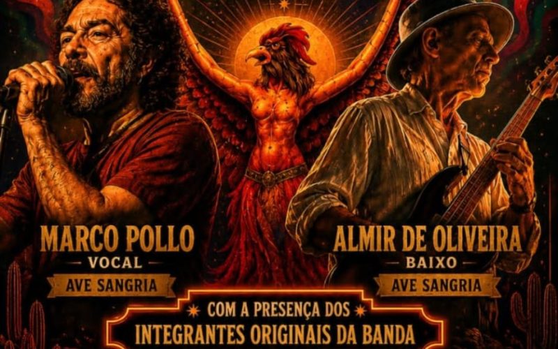 Natal recebe o primeiro Tributo à Ave Sangria com participação de integrantes originais da banda