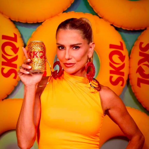 A convite de Skol, Deborah Secco vive experiências no Fortal e marca presença no Camarote Skol