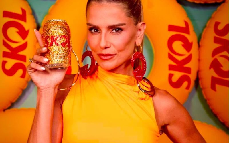 A convite de Skol, Deborah Secco vive experiências no Fortal e marca presença no Camarote Skol