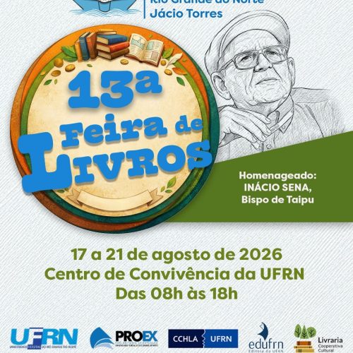 UFRN recebe 13ª Feira de Livros a partir do dia 17 de agosto