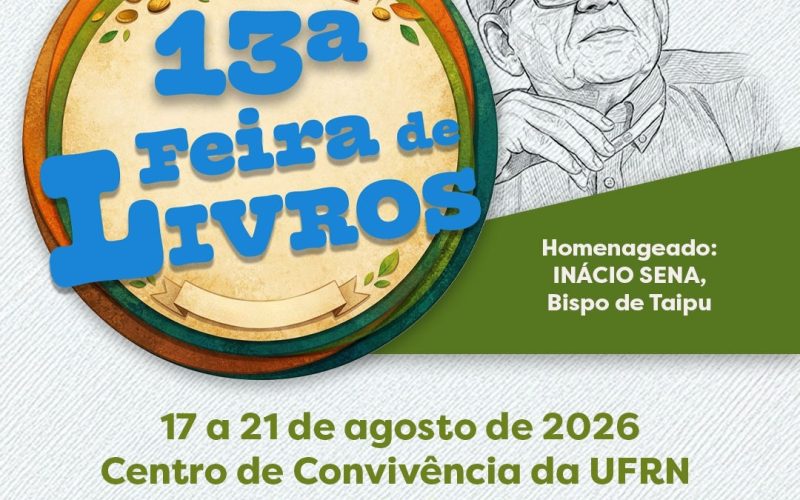 UFRN recebe 13ª Feira de Livros a partir do dia 17 de agosto