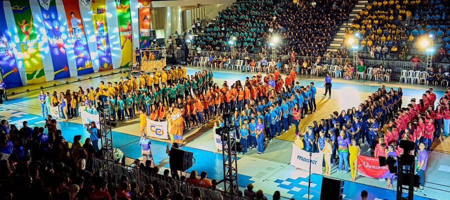 Natal recebe maior evento de esporte escolar do Nordeste; Mais de 2 mil alunos participam neste FDS