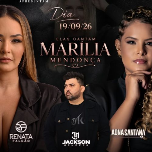 Renata Falcão é atração confirmada no projeto Elas Cantam Marília Mendonça em Mossoró