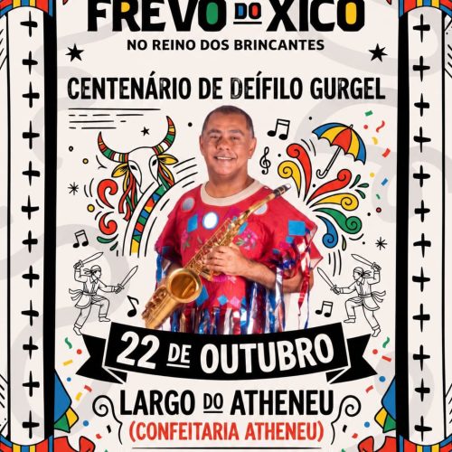 Hoje tem Frevo do Chico no Largo do Atheneu!