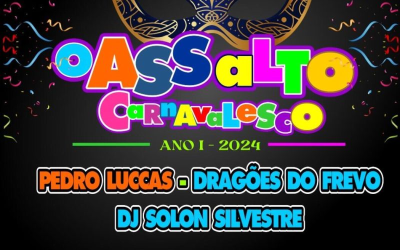 “Assalto Carnavalesco” acontece sexta (9) na AABB, com muita música e petiscos “sacanagem”
