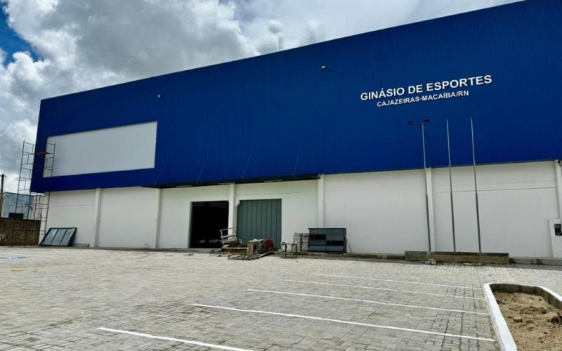 Maior ginásio de esportes de Macaíba será inaugurado sexta (13) em Cajazeiras