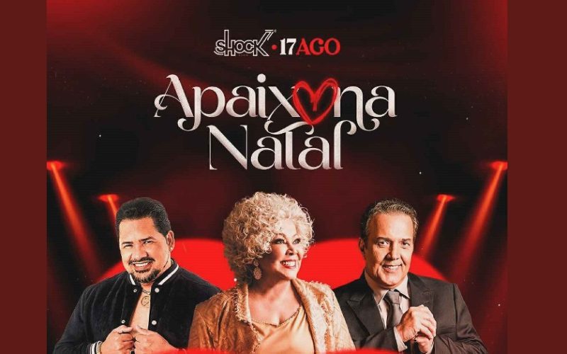 Zezo, Alcione e José Augusto são atrações confirmadas do “Apaixona Natal” no dia 17