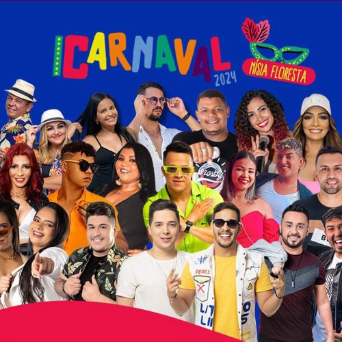 Carnaval de Nísia Floresta vai ter três pólos de shows começando no dia 10 de fevereiro