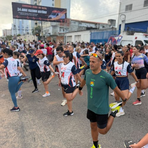 Treinão celebra 24 anos do SAMU 192 Natal com homenagem ao fundador Dr. Enildo Alves