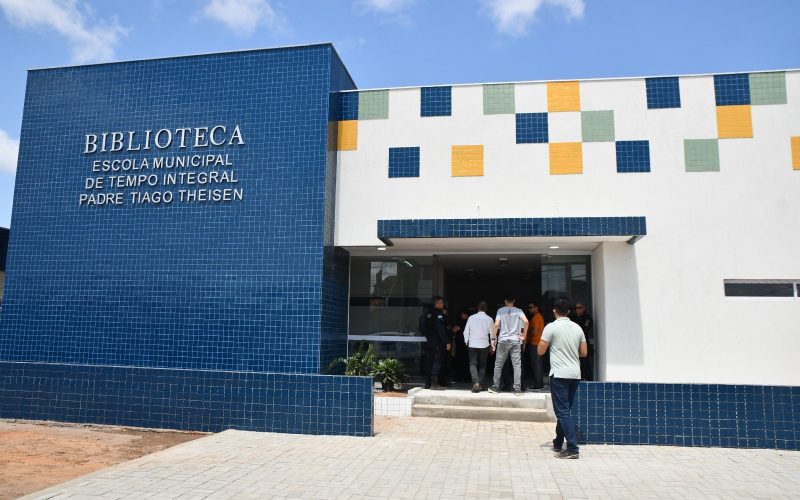 Biblioteca da Escola Padre Tiago Theisen é inaugurada na Zona Norte de Natal