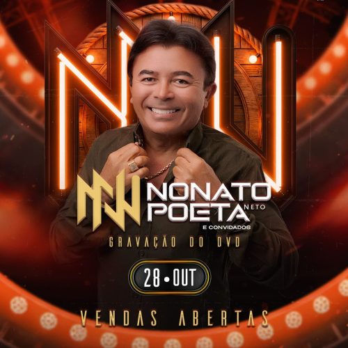 Nonato Neto Poeta grava audiovisual em Natal com Xand Avião, Vicente Nery e outros convidados