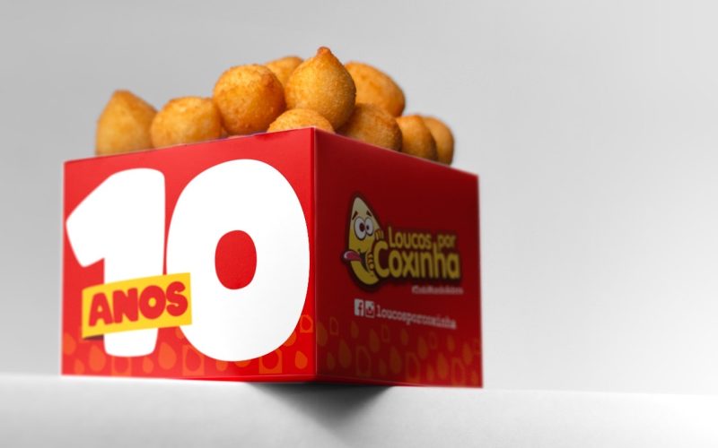 50tinha a R$10: Loucos por Coxinha comemora aniversário com promoção neste sábado
