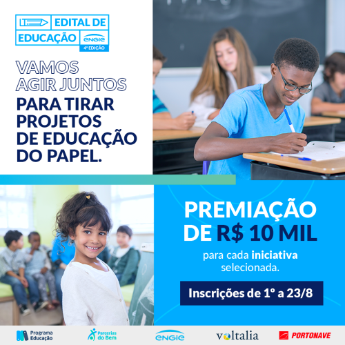 Engie Brasil Energia abre inscrições para 4ª edição do Edital de Educação; RN pode participar