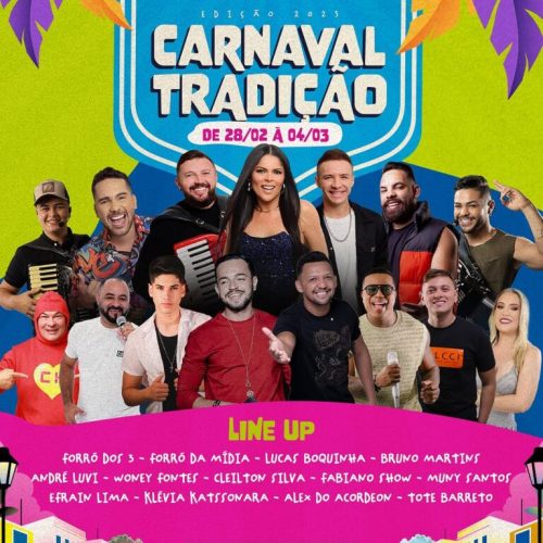 Alexandria/RN divulga atrações do Carnaval Tradição 2025
