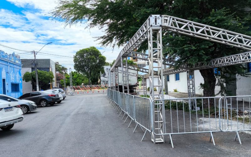 Estrutura do Polo “Cidadela” começa a ser montada para o MCJ 2025