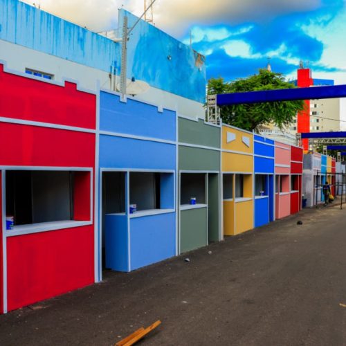 Cidadela toma forma com estrutura e cores que recria Mossoró de 1927