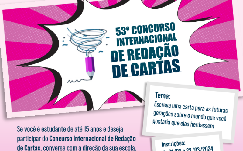Correios abre inscrições para concurso de cartas com prêmio de R$ 10 mil