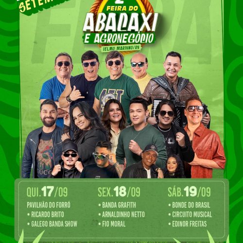 2ª Feira do Abacaxi e Agronegócio terá três dias de programação musical em Ielmo Marinho
