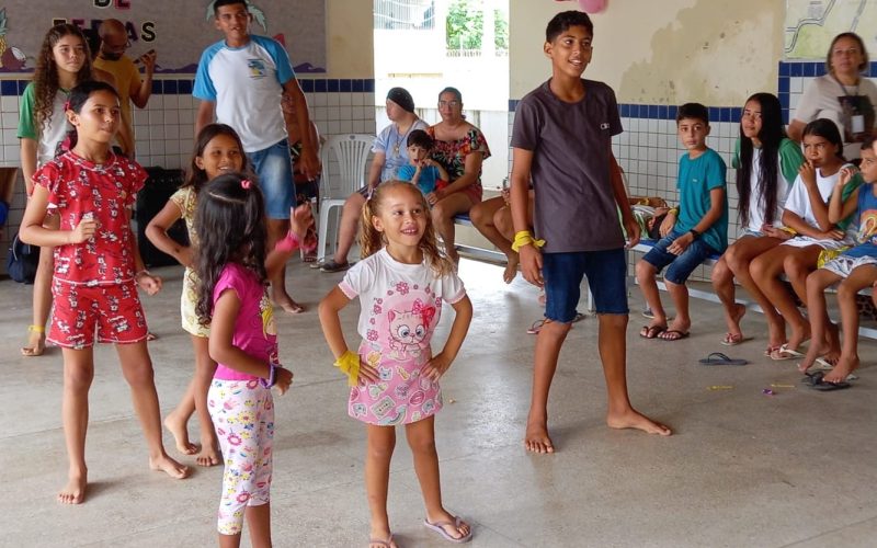 Brincadeiras e muitos jogos animaram as Crianças dos CRAS em Parnamirim