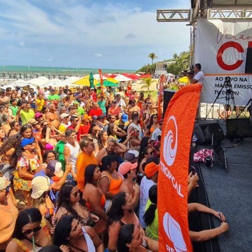 Festa no litoral! Banda Grafith encerra Super Verão Parnamirim 2024