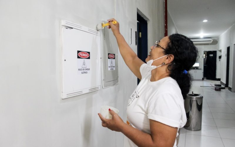 Prefeitura de Parnamirim realiza mutirão de pintura na Secretaria Municipal de Cultura