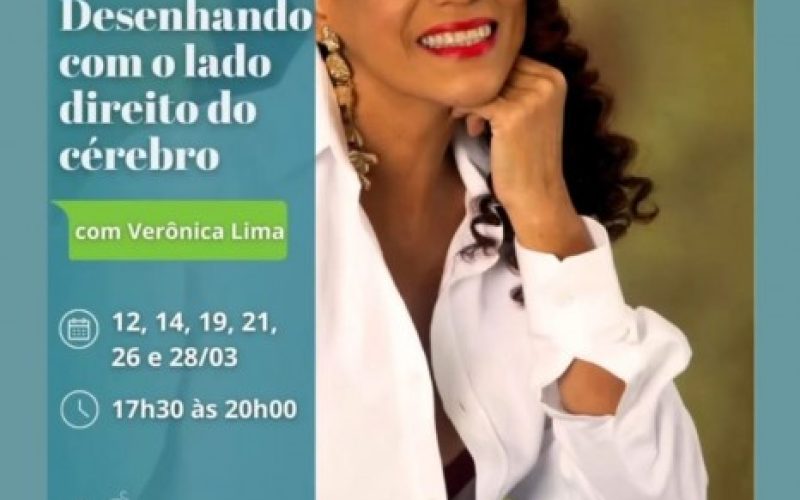 Curso “Desenhando com o lado direito do cérebro” está com inscrições abertas em Natal