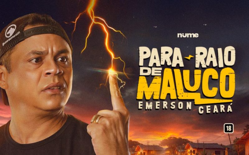 Emerson Ceará apresenta o show “Para-Raio de Maluco” no Teatro Riachuelo