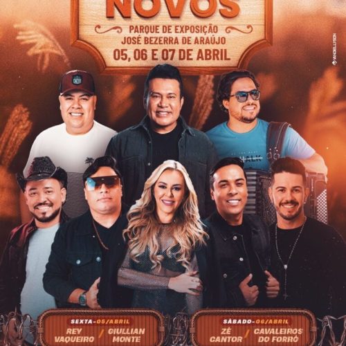 Exponovos acontece de 05 a 07 de abril em Currais Novos; Confira os detalhes