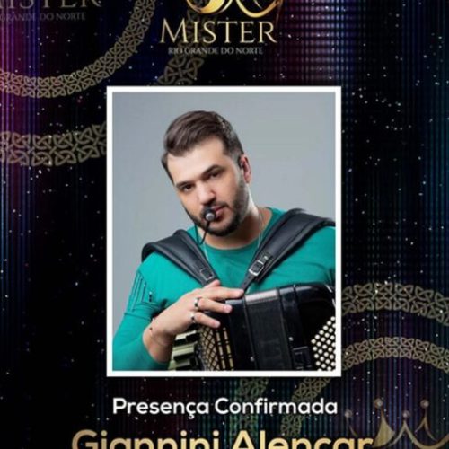 Giannini Alencar é atração confirmada na edição 2024 do Mister Rio Grande do Norte