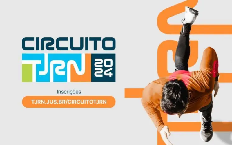 Circuito TJRN 2024: inscrições abertas para a corrida de rua da Justiça potiguar