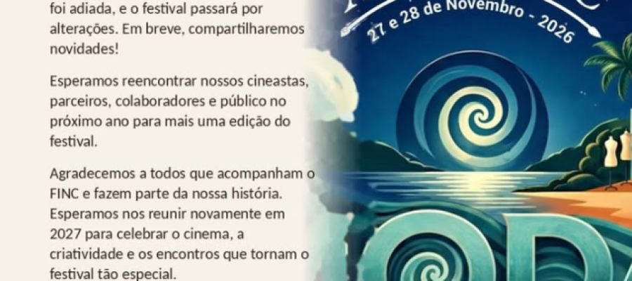 Festival Internacional de Cinema de Baía Formosa anuncia cancelamento da edição 2026