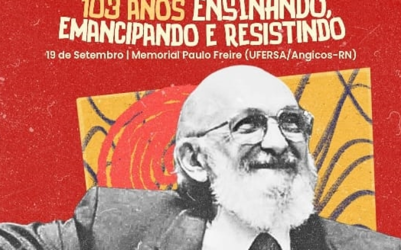 I Seminário Paulo Freire será realizado no dia 19 de setembro em Angicos