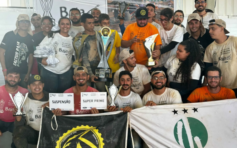 Com Caraubaja campeã, equipes da Ufersa lideram pódio na fase NE do Baja SAE Brasil