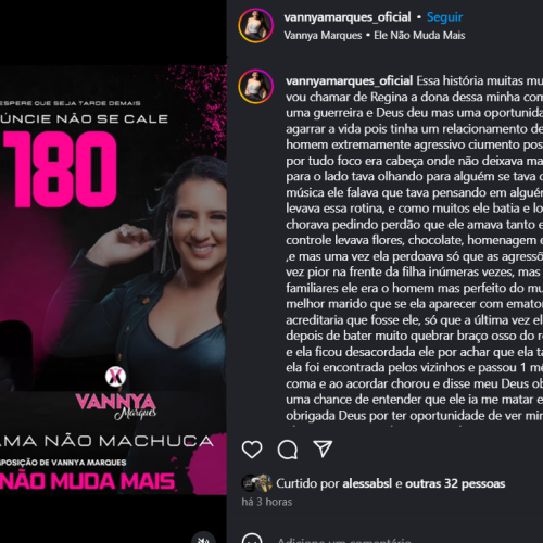 Cantora de Carnaubais lança música que incentiva mulheres a denunciar agressores