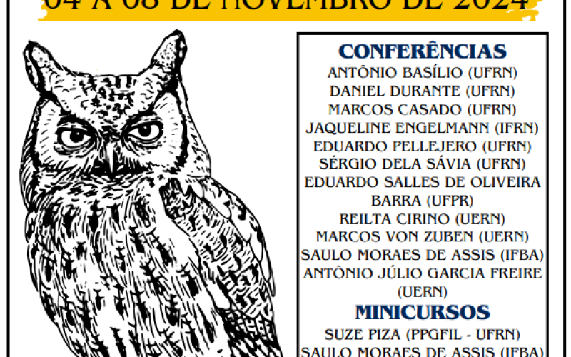 XXXIII Semana de Filosofia” da UFRN começa no dia 4 de novembro