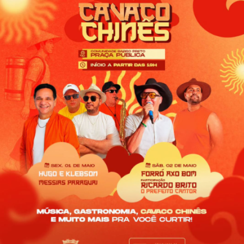5ª Feira do Cavaco Chinês promete movimentar Lajes Pintadas com música, cultura e gastronomia