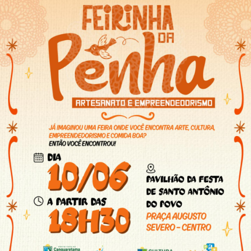 Feirinha da Penha acontece no dia 10 de junho em Canguaretama