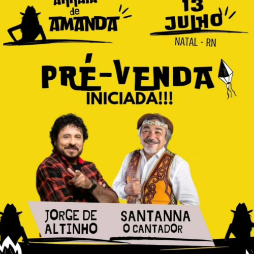 Jorge de Altinho e Sant’anna, o cantador fazem show juntos em Natal no mês de julho