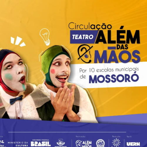 Espetáculo Além das Mãos leva teatro com atores surdos a escolas públicas de Mossoró