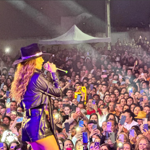 Paula Fernandes agitou a 2ª noite do Festival Gastronômico em Lagoa Nova/RN