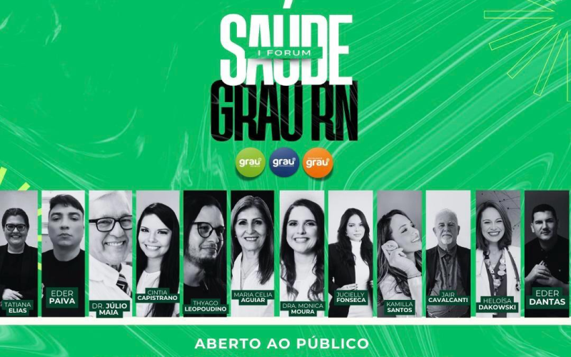 Grau Técnico realiza o 1º Fórum de Saúde Grau RN no mês de abril