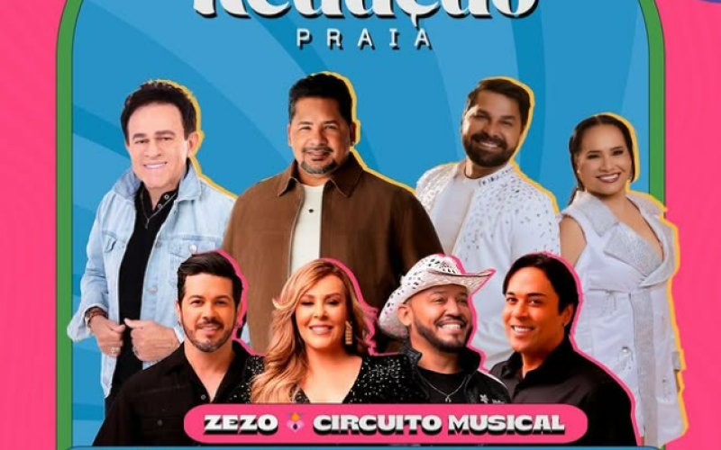 Zezo é atração confirmada no Redação Praia; Festa acontece no próximo dia 23