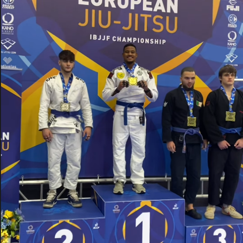 Atleta do RN ganha ouro no Campeonato Europeu de Jiu-Jitsu