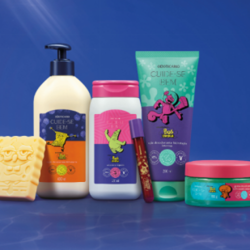 O Boticário e Paramount se unem para o lançamento de Cuide-se Bem Bob Esponja