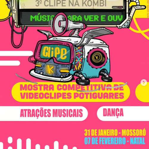 3º Festival Clipe na Kombi encerra inscrições nesta sexta-feira (4)