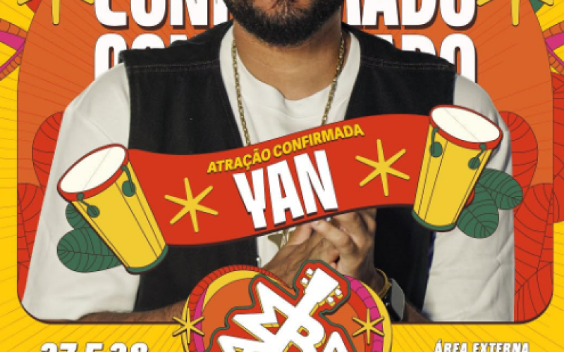 Cantor Yan é anunciado no Samba Recife 2025 e representa a nova geração do pagode