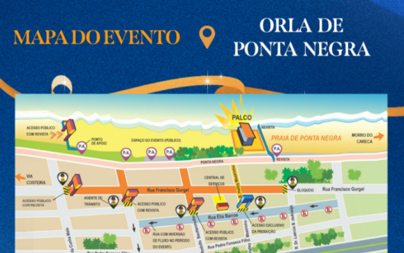 Saiba como chegar aos shows na Praia de Ponta Negra no Natal em Natal 2025