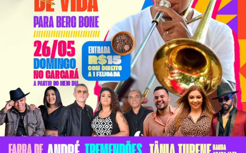 Artistas Mossoroenses realizam show beneficente para o músico Berg Bone no dia 26 de maio
